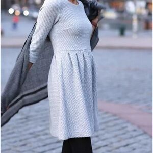 Skater 3/4 Sleeve Ganni Sweater Dress (large)